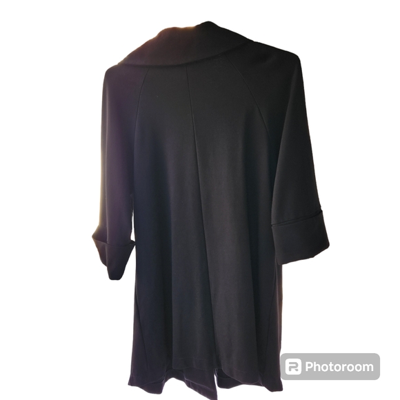 Josef Ribkoff women's cape blazer size 10 US black - Picture 3 of 5